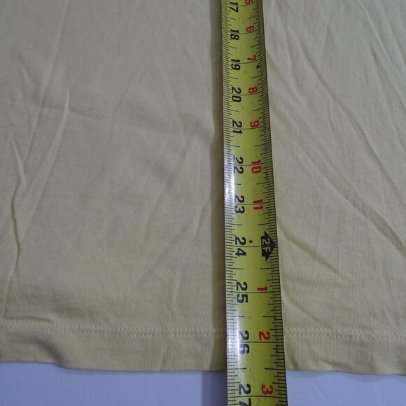 J Crew Yellow Washed Cotton Crew Neck T-Shirt Men Size L Short Sleeve - Picture 9 of 10